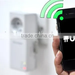 Newest 2-in-1 Multifunctional Remote Controlled ON/OFF 3000W GSM Power Socket With External Temperature Alarm Sensor Head thumbnail-3