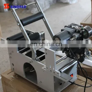 Factory Price Flat Bottle Labeling Machines Semi Automatic Label Printing Machine Square Label Sticker Machine For Adhesive thumbnail-3