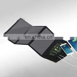 Outdoor Waterproof Folding Solar Panel 21W USB Portable Foldable Solar Panel For Camping thumbnail-3