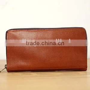 Vintage Style Cowhide Leather Cell Phone Case Wallet Men Clutch Wallet With Phone Holder thumbnail-2