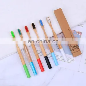 New Products Eco Friendly Round Handle Bamboo Toothbrush Manufacturer thumbnail-3