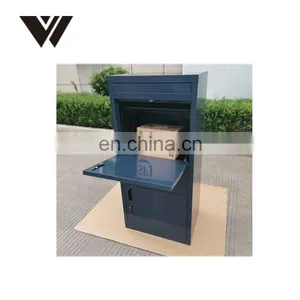 Cast Iron Modern Mailbox Outdoor Garden Wall Mounted Parcel Letter Newspaper Mail Post Drop Box thumbnail-4