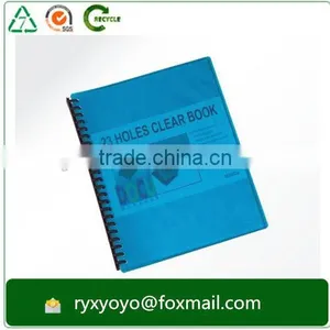 23 Hole Lose-leaf a4 Size 20 Pockets Clear Book Display Book With Sleeves thumbnail-5