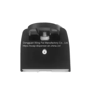 Factory Custom 1000ml Plastic Black Wall Mounted Hand Sanitizer Alcohol Manual Soap Dispenser For Hotel thumbnail-3