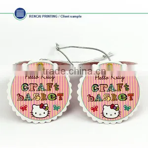 China Fashion Design CUstom Eco-Friendly Paper Clothing Hang Tag thumbnail-3