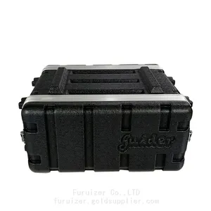 ABS-4UM 12”Light Weight Plastic Amplifier Aviation Case 4U AMP Flight Rack Case With 4 Twist Locks and 2 Carry Handles thumbnail-3