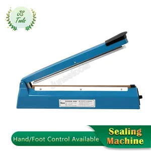 Impulse Heat Sealer Portable Sealing Machine Balloon Heat Sealer Machine Mylar PP Plastic Bag Sealer Food Film Manual Pressure Sealer Heavy Duty Sealing Machine Hand Held Heat Sealer thumbnail-3