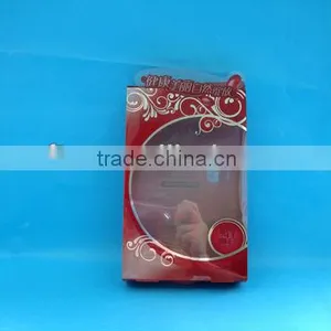 Red PET Cosmetic Box Window Glued thumbnail-1