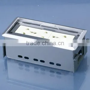 High Quality Multi-function Rj45 Office Electric Desktop Flip Table Socket thumbnail-2