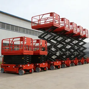 Hydraulic Electric Automatic Lifting Platform Multiple Power Options for Indoor & Outdoor Work thumbnail-3