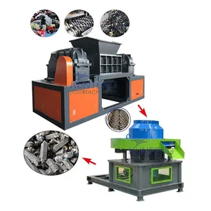 Household Cardboard Box Garbage Shredder and RDF Forming Machine Garbage Fuel Rod Making Machine thumbnail-1