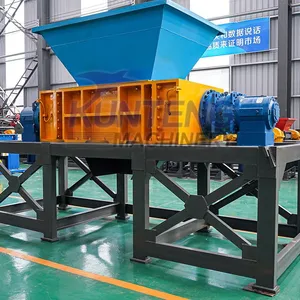 Industrial Dual Axis Broken Bridge Aluminum Aluminum Cans Cable Leather Shredder EPC thumbnail-5