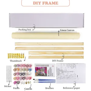 Best Custom Paint by Numbers-paint by Numbers Canvas-painting by Numbers Wholesale thumbnail-5