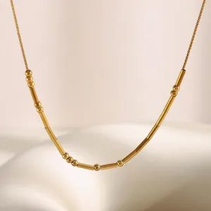 18K Gold Plated Stainless Steel Necklace Wholesale for Boutique Stores and Online Retailers Bulk thumbnail-5