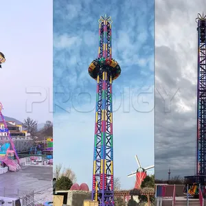 Direct Manufacturer Customized Free Fall Drop Tower Ride Adult Kids Drop Tower for Fairground thumbnail-5