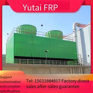 Yutai Square Counterflow Cooling Tower, Industrial Frp Cooling Equipment, Wholesale of In-stock Products thumbnail-3