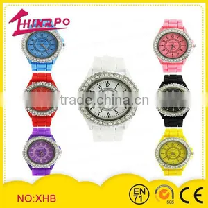 Colorful Silicone Royal Diamond Watches thumbnail-1
