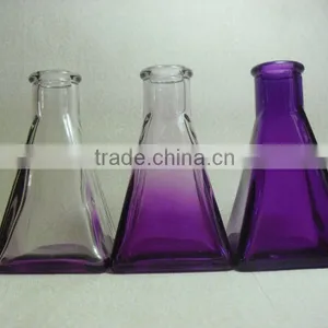 Glass Aroma Diffuser Bottle/ Glass Aromatherapy Diffuser Bottle Purple Colour thumbnail-1