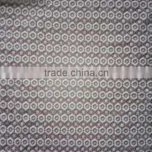 Wholesale Polyester Lace Fabric Embroidery Milk Silk Full Lace Design for Garment Accessory thumbnail-6
