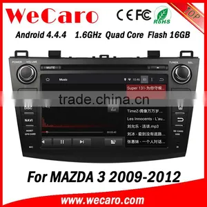 Wecaro in Dash Touch Screen Android 4.4.4 Car Radio Gps Dvd Player for Mazda 3 Factory Gps Navigation System 2009 2010 2011 2012 thumbnail-5