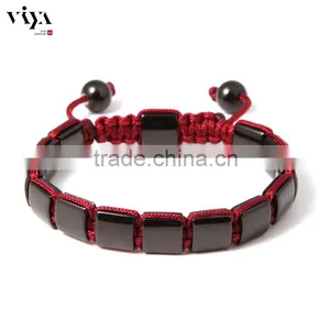 Viya Luxury Mens Bracelets With Charm Square Beads Chinese Knot thumbnail-5