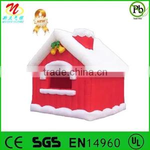 Christmas Theme Inflatable Cartoon House Christmas Decoration House Christmas Safety Cartoons thumbnail-1
