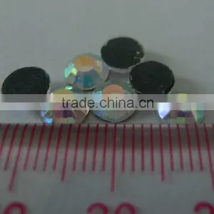 Rhinestone Hot Fix Iron on SS30(6mm) Glass Material Rhinestone AB 1gr/144pcs thumbnail-1