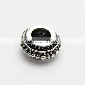 Wholesale Pdora New Style DIY Large Hole Drum Shape Zinc Alloy Beads thumbnail-1
