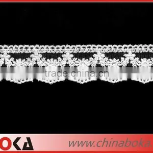 Hot Sale Embroidery Water Soluble Cotton Lace Trim thumbnail-2