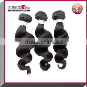 2015 Best Selling Products Wavy Lowest Price Factory Direct Sale Peruvian Loose Deep Wave Hair Weft thumbnail-3