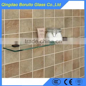 3-12mm Irregular Bathroom Corner Shelf Glass thumbnail-5
