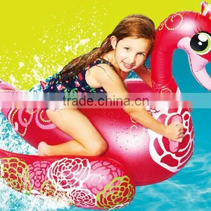 Pvc Inflatable Floating Swan Rider/baby Inflatable Rider/inflatable Sea Rider thumbnail-1