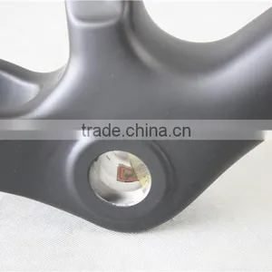 2015 Carbon Fiber CX Bike Frame Fork Thru Axle Cyclocross Disc-brakes Frame BB86 DI2 Compatible thumbnail-5