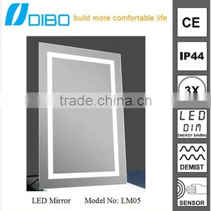 IP44 CE Frameless Bathroom LED Mirror With 3x Magnifier thumbnail-6