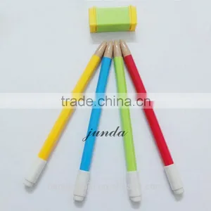 New Design Environmental Protection Automatic Pencil With Eraser thumbnail-1