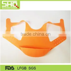 Customer Design Funny Soft Cute Waterproof Shq Silicone Baby Bib thumbnail-4