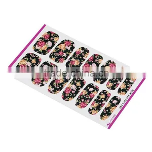 K5633 K5653 K5711B K5721B K5708B Nail Sticker Manicure Decor Decal Tools Rose Floral Butterfly Galaxy Patterns Water Transfers S thumbnail-1