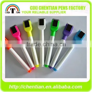 Non-Toxic Dry Erase White Board Marker Pen With Eraser For Home, School Or Office thumbnail-1