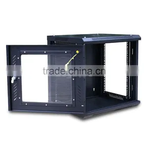 9U Wall Mount Network Server Data Cabinet Enclosure Rack Glass Door Lock thumbnail-3