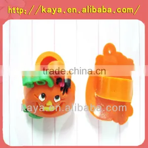 Promotional Rubber Pencil Topper With Pumpkin Design thumbnail-1