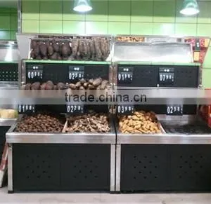 Supermarket Metal Fruit and Vegetable Display Shelf thumbnail-4