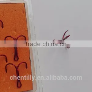 High Carbon Steel Trible Hooks for Wholesale in Assorted Colors thumbnail-4