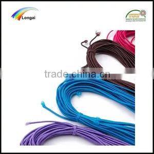 Garment Colored Thin Braided Polyester Elastic Cord thumbnail-1