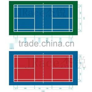 Professional and Comfortable Indoor Badminton Court Floor thumbnail-1