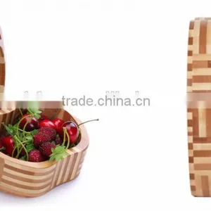 Fashion Bamboo Candy Bowl & Wood Fruit Bowl thumbnail-2