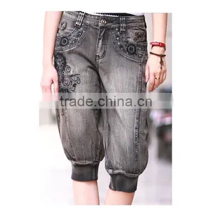 New Fashion Summer Cotton Half Pants With Embroidery (DS120181) thumbnail-1
