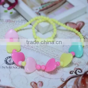 2014 New Design Yiwu Colorful Best Friend Heart Necklace thumbnail-1