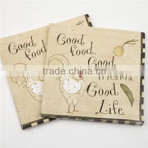 High Quality Logo Printed Colorful Feature Paper Napkins for Dinner thumbnail-1