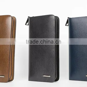 Mens Real Leather Clutch Wallet Card Holder Coin Handbag thumbnail-1