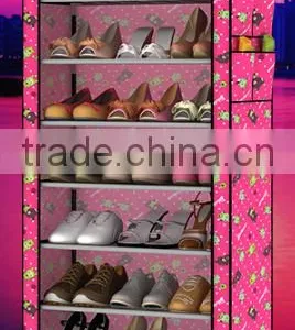 High Storage Sapce Saving Plastic Shoe Cabinet thumbnail-2
